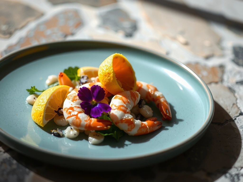 Salada de Marisco Artística